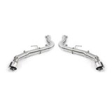 Mishimoto 2016+ Chevrolet Camaro 2.0T Dual-Tip Race Axle-Back Exhaust w/ Polished Tips thumbnail 4