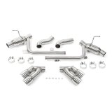 Mishimoto 2016+ Chevrolet Camaro SS Quad-Tip Pro Axle-Back Exhaust w/ Polished Tips thumbnail 1