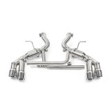 Mishimoto 2016+ Chevrolet Camaro SS Quad-Tip Pro Axle-Back Exhaust w/ Polished Tips thumbnail 3