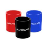 Mishimoto 2.25 Inch Black Straight Coupler thumbnail 1