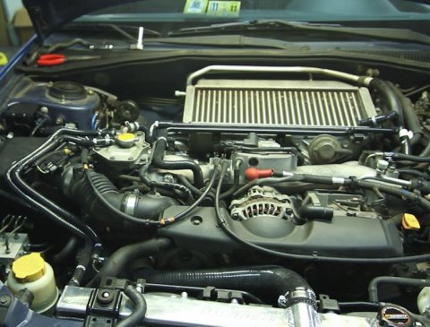 Mishimoto 01-05 Subaru WRX Black Silicone Ancillary Hoses thumbnail 3