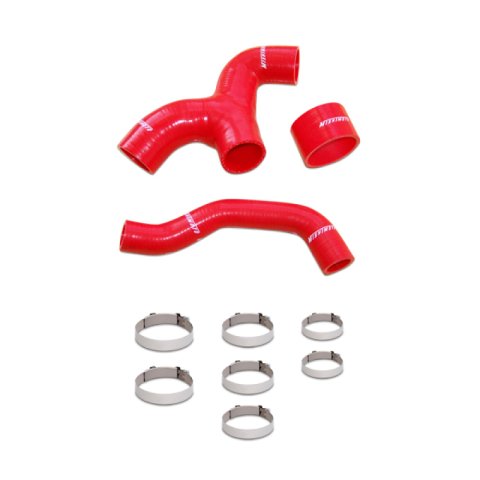 Mishimoto 02-05 Subaru WRX Red Silicone Intercooler Hoses thumbnail 1