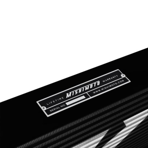 Mishimoto Universal Black S Line Intercooler Overall Size: 31x12x3 Core Size: 23x12x3 Inlet / Outlet thumbnail 5