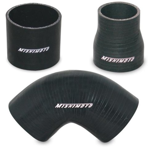 Mishimoto 2.0 to 2.25 Inch Black Transition Coupler thumbnail 5