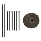 Mishimoto 2 inch x 35 feet Heat Wrap with Stainless Locking Tie Set thumbnail 3