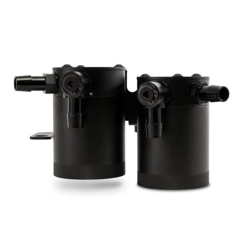 Mishimoto 09+ Nissan 370Z Direct Fit Baffled Oil Catch Can - Black thumbnail 3