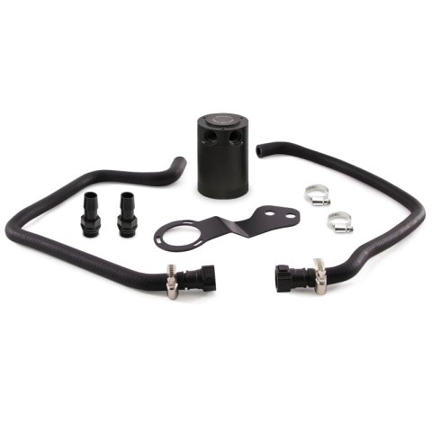 Mishimoto 2016+ Chevrolet Camaro SS Baffled Oil Catch Can Kit - Black thumbnail 2