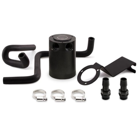 Mishimoto 2013+ Subaru BRZ / 2017+ Toyota 86 / 13-16 Scion FR-S Baffled Oil Catch Can Kit - Black thumbnail 1