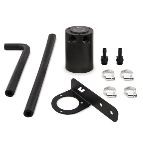 Mishimoto 2016+ Honda Civic 1.5L Turbo Baffled Oil Catch Can Kit - Black (PCV Side) thumbnail 1