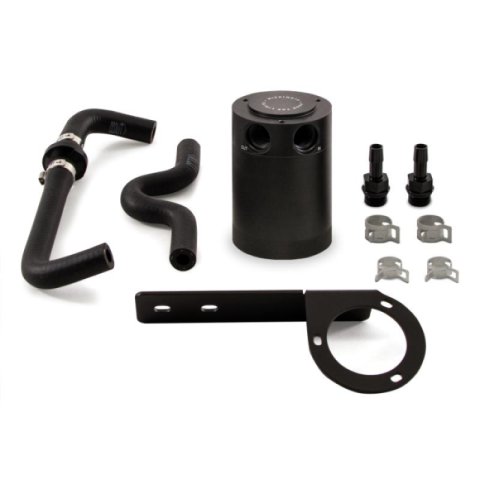 Mishimoto 2017+ Honda Civic Type R Baffled Oil Catch Can Kit - Black thumbnail 3