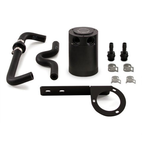 Mishimoto 2017+ Honda Civic Type R Baffled Oil Catch Can Kit - Black thumbnail 4