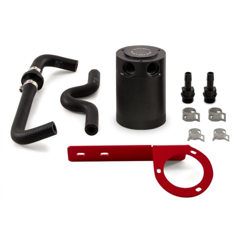 Mishimoto 2017+ Honda Civic Type R Baffled Oil Catch Can Kit - Red thumbnail 6