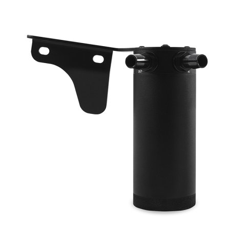 Mishimoto 07-13 Mazda Mazdaspeed3 Baffled Oil Catch Can Kit - Black (PCV Side) thumbnail 2