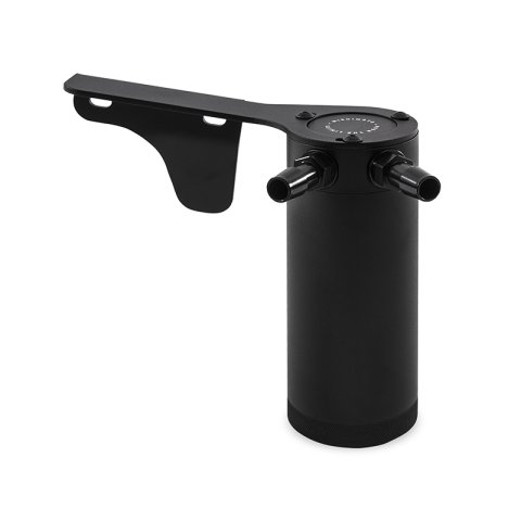 Mishimoto 07-13 Mazda Mazdaspeed3 Baffled Oil Catch Can Kit - Black (PCV Side) thumbnail 4