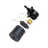 Mishimoto 2015+ Ford Mustang GT Baffled Oil Catch Can Kit - Black thumbnail 8