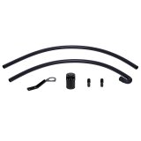 Mishimoto 07-10 BMW N54 Baffled Oil Catch Can Kit - Black (CCV Side) thumbnail 1