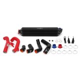 Mishimoto 2016+ Honda Civic 1.5T / 2017+ Honda Civic Si Black Intercooler Kit w/Red Pipes thumbnail 2