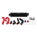 Mishimoto 2016+ Honda Civic 1.5T / 2017+ Honda Civic Si Black Intercooler Kit w/Red Pipes thumbnail 4