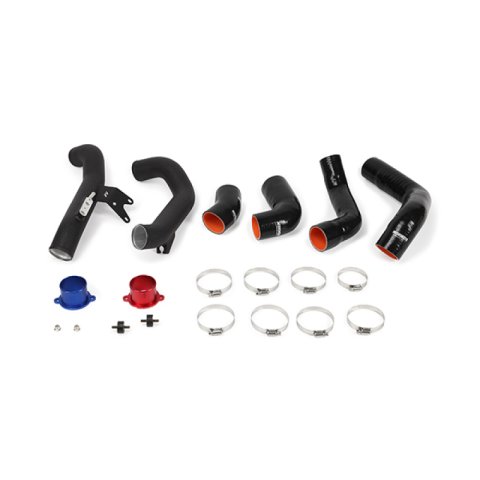 Mishimoto 2016+ Honda Civic 1.5T / 2017+ Honda Civic Si Silver Intercooler Kit w/Black Pipes thumbnail 9