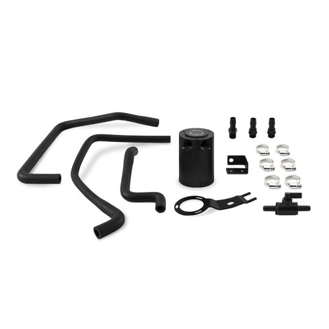 Mishimoto 2016+ Mazda Miata Baffled Oil Catch Can Kit - Black thumbnail 5
