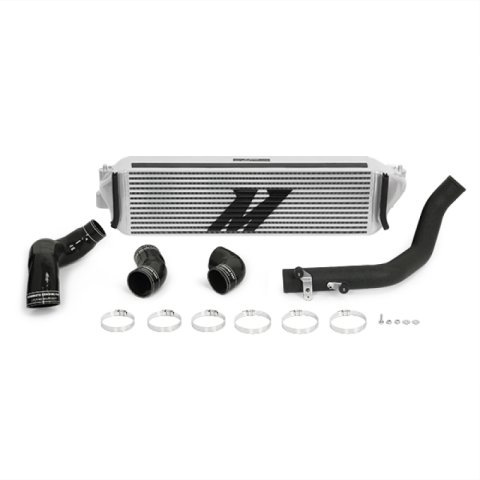 Mishimoto 2017+ Honda Civic Type R Performance Intercooler Kit - Silver Core Black Piping thumbnail 1
