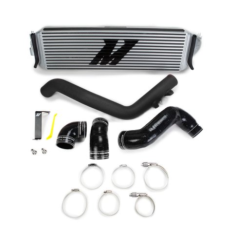 Mishimoto 2017+ Honda Civic Type R Performance Intercooler Kit - Silver Core Black Piping thumbnail 2