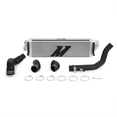 Mishimoto 2017+ Honda Civic Type R Performance Intercooler Kit - Silver Core Black Piping thumbnail 3