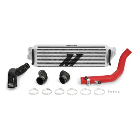 Mishimoto 2017+ Honda Civic Type R Intercooler Kit - Silver Intercooler Red Piping thumbnail 1