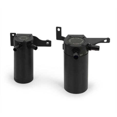 Mishimoto 11-14 Ford F-150 EcoBoost 3.5L Baffled Oil Catch Can Kit - Black thumbnail 4