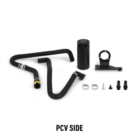Mishimoto 11-14 Ford F-150 EcoBoost 3.5L Baffled Oil Catch Can Kit - Black thumbnail 6