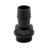 Mishimoto M27 x 2.0 to 3/4in Hose Barb Aluminum Fitting - Black thumbnail 1