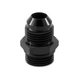 Mishimoto -8ORB to -8AN Aluminum Fitting - Black thumbnail 1