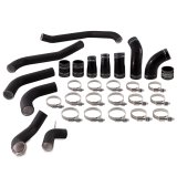 Mishimoto 2017+ Ford F150 3.5L EcoBoost Intercooler Pipe Kit - Wrinkle Black thumbnail 1