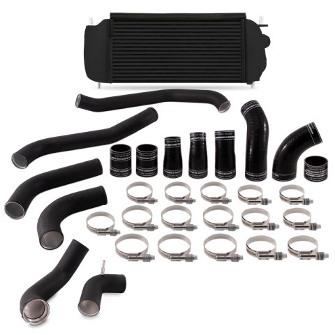 Mishimoto 2017+ Ford F150 3.5L EcoBoost Performance Intercooler Kit - Black Cooler Black Pipes thumbnail 1
