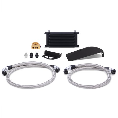 Mishimoto 2017+ Honda Civic Type R Direct Fit Oil Cooler Kit - Black thumbnail 1