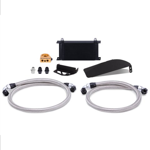Mishimoto 2017+ Honda Civic Type R Direct Fit Oil Cooler Kit - Black thumbnail 3