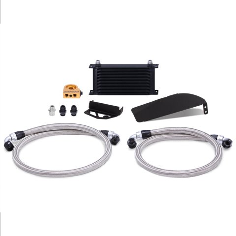Mishimoto 2017+ Honda Civic Type R Direct Fit Oil Cooler Kit - Black thumbnail 4