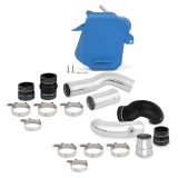 Mishimoto 11-16 Ford 6.7L Powerstroke Air-To-Water Intercooler Kit - Wrinkle Blue w/ Polished Pipes thumbnail 1
