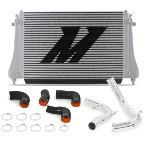 Mishimoto 2015+ VW MK7 Golf TSI / GTI / R Performance Intercooler Kit w/ Pipes (Polished) thumbnail 1