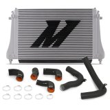 Mishimoto 2015+ VW MK7 Golf TSI / GTI / R Performance Intercooler Kit w/ Pipes (Black) thumbnail 2