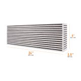 Mishimoto Universal Air-to-Air Intercooler Core - 24in / 8in / 3.5in thumbnail 1