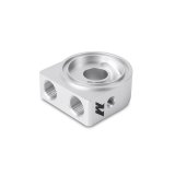Mishimoto Silver M20 Oil Sandwich Plate thumbnail 4