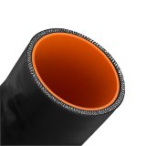 Mishimoto 3.0in Black Silicone Coupler w/ 1/8in NPT Bung thumbnail 6