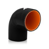Mishimoto 1.5in. 90-Degree Coupler Black thumbnail 6