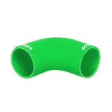 Mishimoto 2.5in. 90-Degree Coupler Green thumbnail 3