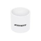 Mishimoto 3.0in. Straight Coupler White thumbnail 1