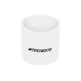 Mishimoto 3.0in. Straight Coupler White thumbnail 2