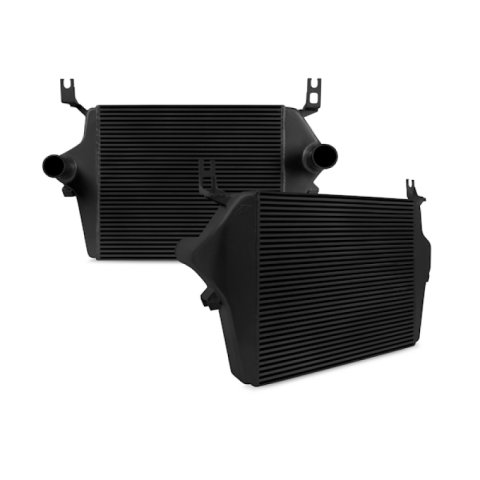 Mishimoto 03-07 Ford 6.0L Powerstroke Intercooler Kit w/ Pipes (Black) thumbnail 4