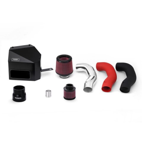 Mishimoto 15-16 VW Golf/GTI 1.8L/2.0L Performance Air Intake Kit - Wrinkle Red thumbnail 1