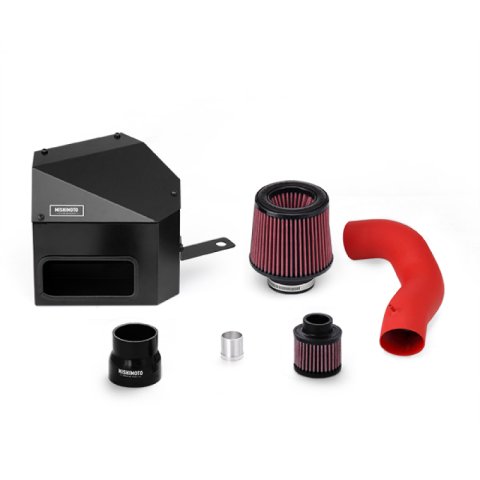 Mishimoto 15-16 VW Golf/GTI 1.8L/2.0L Performance Air Intake Kit - Wrinkle Red thumbnail 8